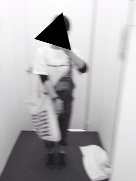 「American Apparel（アメリカンアパレル）のアイテム（ショルダーバッグ、ホワイト系）」を使った、-KANON-さん（レディース・149cm）の春コーディネート