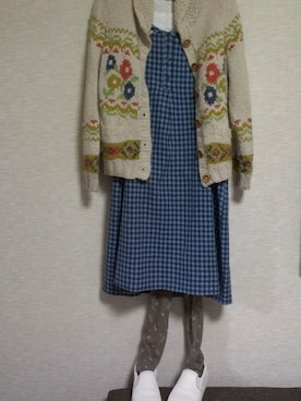 「カウチンセーター」｜「アイテム（その他シューズ）」を使った、このはな☆さん（レディース・156cm）の冬コーディネート