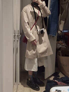 「COS（コス）のアイテム（その他アウター）」を使った、Mさん（レディース・158cm）の春コーディネート