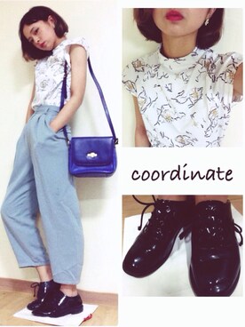 「ブルー x ホワイト」｜misoさん（レディース・159cm）の夏コーディネート