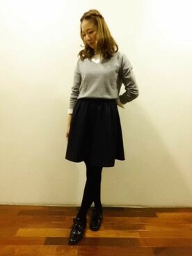 「アパートバイローリーズ」｜「アイテム（その他シューズ）」を使った、nanaさん（レディース・164cm）の冬コーディネート