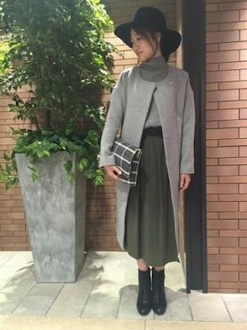 nanaさん（レディース・157cm）の冬コーディネート