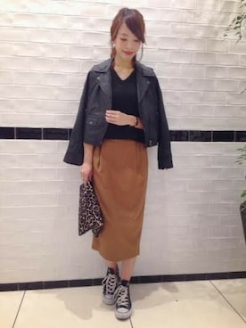 nanaさん（レディース・163cm）の冬コーディネート