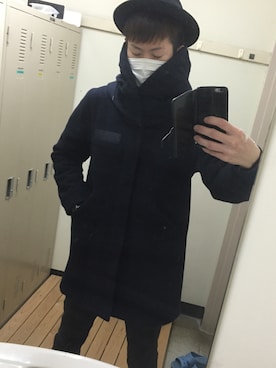 「417 EDIFICE（フォーワンセブンエディフィス）のアイテム（帽子）」を使った、kojiさん（メンズ・180cm）の冬コーディネート