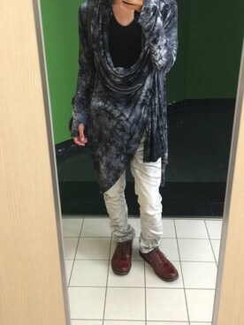 「Buffalo Bobs（バッファローボブズ）のアイテム（タンクトップ）」を使った、しどけさん（メンズ・170cm）の秋コーディネート