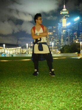 coutaさん（メンズ・218cm）の夏コーディネート