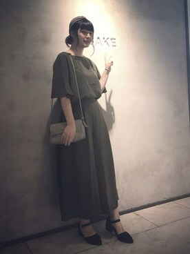 「NEI（ネイ）のアイテム」を使った、Nashiaさん（レディース・167cm）の秋コーディネート