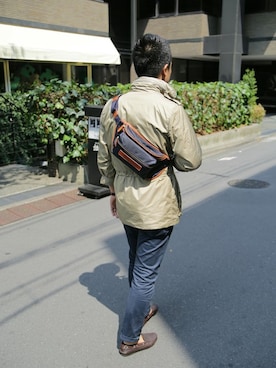 「Felisi（フェリージ）のアイテム」を使った、二子玉川店スタッフさん（メンズ・174cm）の夏コーディネート