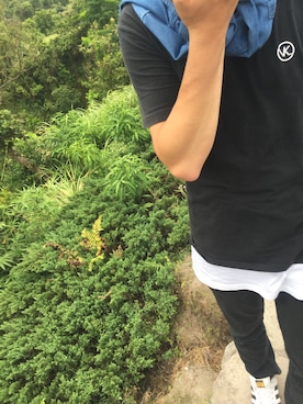 「5（ファイブ）のアイテム（その他トップス）」を使った、xinuanさん（メンズ・174cm）の秋コーディネート