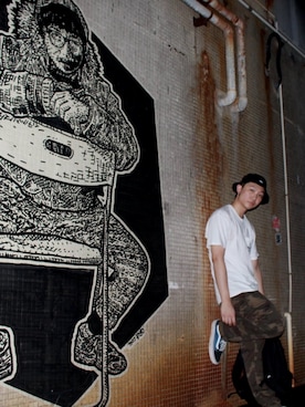 「streetsnap」｜「アイテム（帽子）」を使った、J.Wさん（メンズ・175cm）の春コーディネート