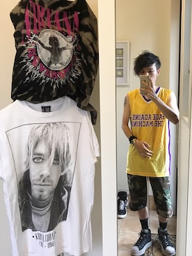 「バンT」｜「アイテム（アクセサリー）」を使った、Tomo SOMAさん（メンズ・170cm）の秋コーディネート