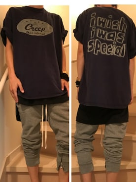 「バンT」｜「アイテム（アクセサリー）」を使った、Tomo SOMAさん（メンズ・170cm）の秋コーディネート