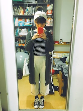 「アイテム（カチューシャ、ホワイト系）」を使った、ʏᴜɴᴄʜɪɴ ᴄʜᴏᴜさん（レディース・158cm）の春コーディネート