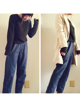 SAYUさん（レディース・161cm）の冬コーディネート