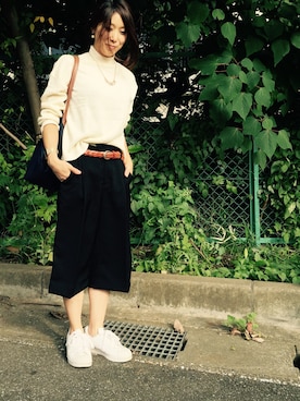 「CASIO（カシオ）のアイテム（その他）」を使った、みんちょさん（レディース・155cm）の秋コーディネート