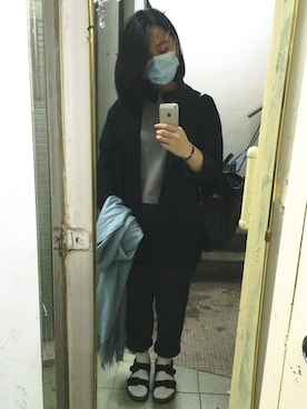 「school」｜「アイテム（腕時計）」を使った、bbさん（レディース・162cm）の冬コーディネート