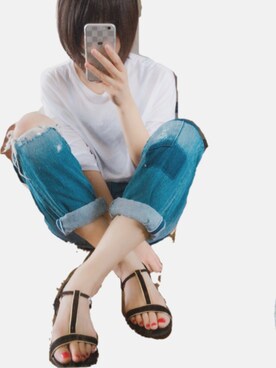 Sakuさん（レディース・163cm）の夏コーディネート