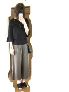 「LAGUNAMOON（ラグナムーン）のアイテム（バングル/リストバンド）」を使った、Sakuさん（レディース・163cm）の夏コーディネート