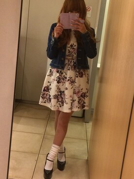 「pumps」｜「アイテム（ジャケット/アウター）」を使った、(　˙ω˙　) Ꮪちゃん.*･ﾟさん（レディース・159cm）の春コーディネート