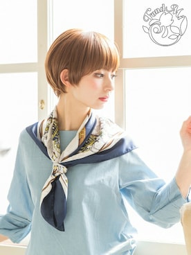 「アイテム（ウィッグ）」を使った、FondMiさん（レディース・151cm）の夏コーディネート