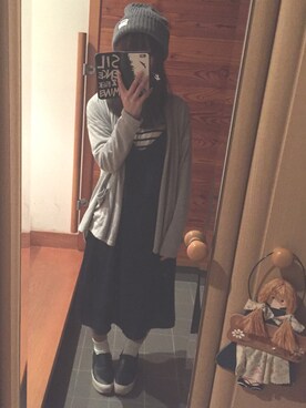 ちも氏。さん（レディース・152cm）の秋コーディネート