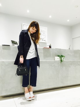「Annc（アンク）のアイテム」を使った、SHOKOさん（レディース・164cm）の春コーディネート