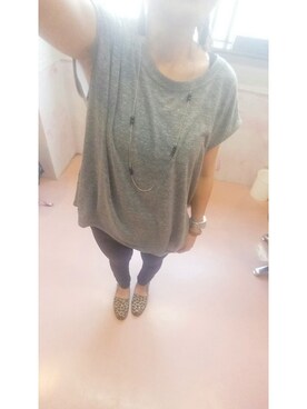 「NANEA（ナネア）のアイテム（トップス）」を使った、OWL-YUUさん（レディース・153cm）の夏コーディネート