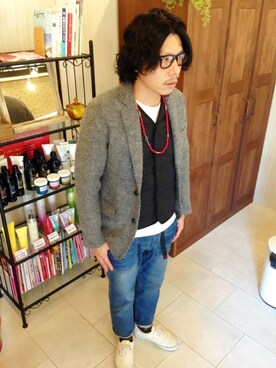 Chuuuさん（メンズ・171cm）の冬コーディネート