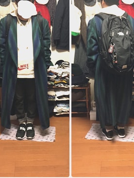 「PENDLETON（ペンドルトン）のアイテム（その他アウター）」を使った、ぎんさん（メンズ・168cm・20代）の冬コーディネート
