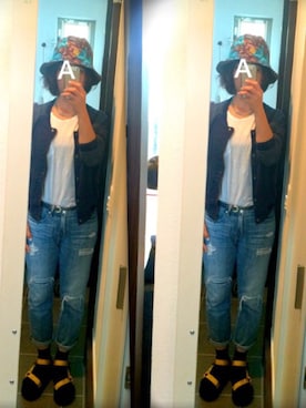 「アウトドアミックス」｜YYYYYSさん（レディース・164cm）の夏コーディネート