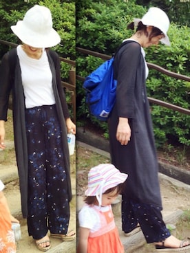 「EDITION（エディション）のアイテム（帽子）」を使った、YYYYYSさん（レディース・164cm）の夏コーディネート