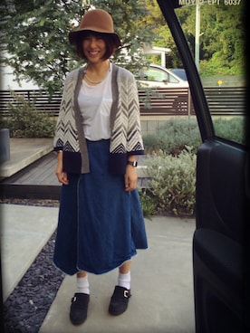 「m.mOrchestra（エムエムオーケストラ）のアイテム」を使った、YYYYYSさん（レディース・165cm）の秋コーディネート