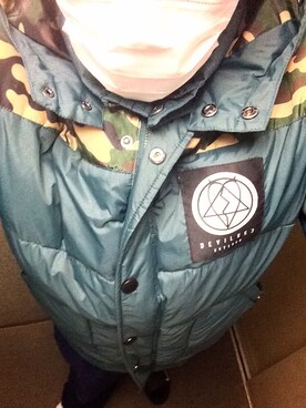 「Deviluse（Deviluse）のアイテム（ダウンジャケット/コート）」を使った、gau21さん（メンズ・180cm）の冬コーディネート