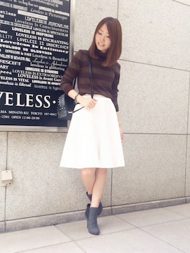 「GUILD PRIME（ギルドプライム）のアイテム」を使った、NATSUさん（レディース・165cm）の夏コーディネート