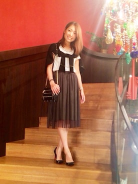 「REBECCA MINKOFF（レベッカミンコフ）のアイテム」を使った、NATSUさん（レディース・165cm）の夏コーディネート