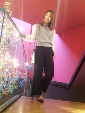 「MCM（エムシーエム）のアイテム」を使った、NATSUさん（レディース・165cm）の秋コーディネート