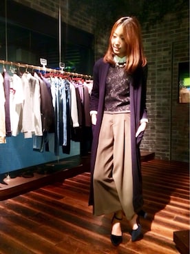 NATSUさん（レディース・165cm）の秋コーディネート