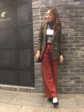 NATSUさん（レディース・165cm）の秋コーディネート