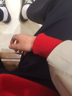 「harajuku」｜「アイテム（ステンカラーコート）」を使った、__shfwさん（メンズ・180cm）の冬コーディネート