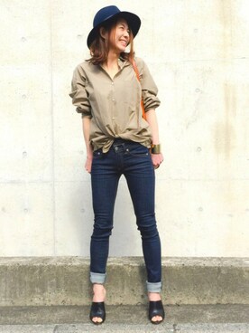 kanaさん（レディース・158cm）の冬コーディネート