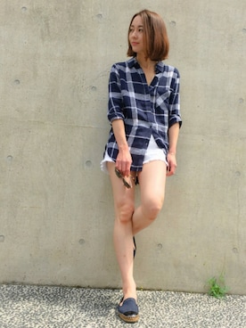 「Rails（レイルズ）のアイテム（トップス）」を使った、kanaさん（レディース・158cm）の春コーディネート