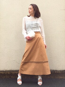 「FENDI」｜kanaさん（レディース・158cm）の冬コーディネート