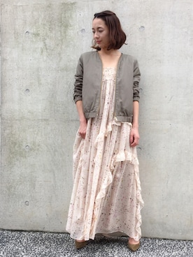 「ミックススタイル」｜「アイテム（ブルゾン）」を使った、kanaさん（レディース・158cm）の秋コーディネート