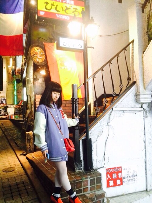 Wego ウィゴー のスタジャンを使ったキッズ人気ファッションコーディネート Sciaky