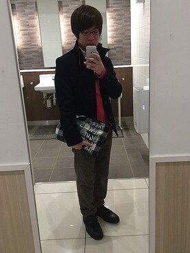 「アイテム（その他アウター）」を使った、くっし〜さん（メンズ・159cm・20代）の冬コーディネート