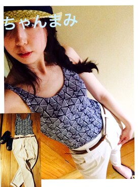 ちゃんまみさん（レディース・158cm）の夏コーディネート