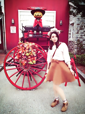 ちゃんまみさん（レディース・160cm）の秋コーディネート