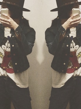 「SAINT LAURENT PARIS（サンローランパリ）のアイテム（帽子）」を使った、yuiさん（レディース・160cm）の冬コーディネート
