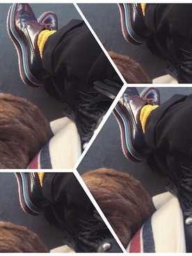 「DRIES VAN NOTEN（ドリスヴァンノッテン）のアイテム（チェスターコート）」を使った、yuiさん（レディース・160cm）の冬コーディネート
