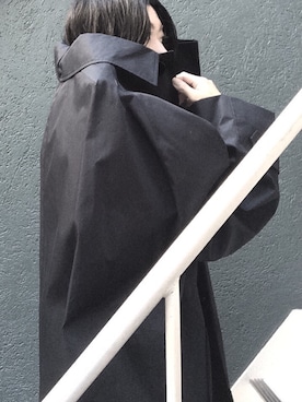 「vetements」｜「アイテム（トレンチコート）」を使った、yuiさん（レディース・160cm）の冬コーディネート